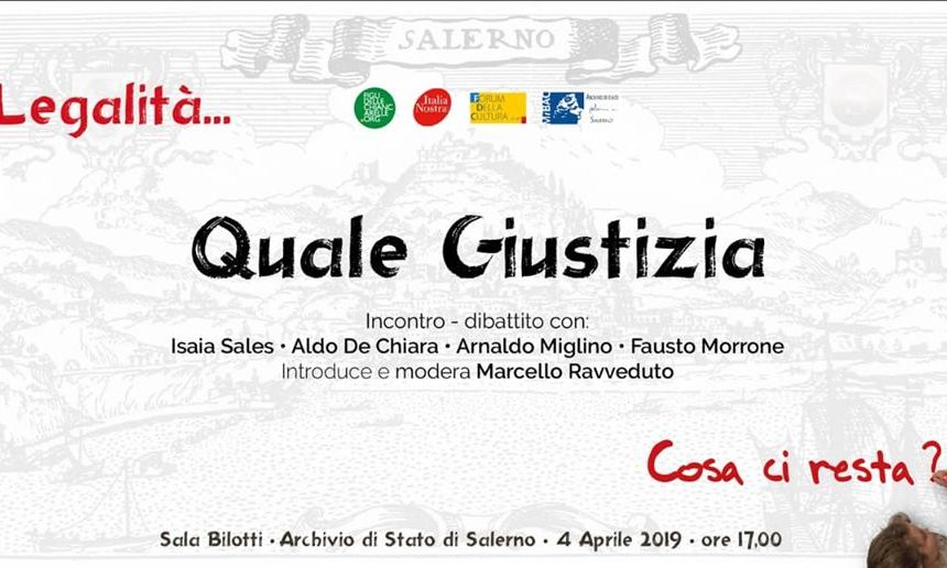 Quale Giustizia 4 aprile